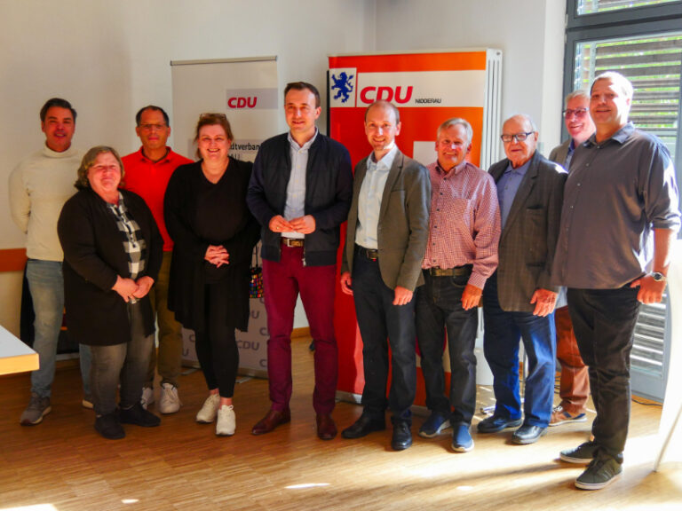 Politisches Weißwurstfrühstück der CDU Nidderau mit Paul Ziemiak und Max Schad
