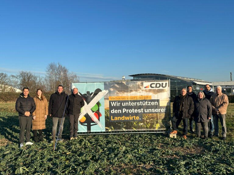 CDU Nidderau unterstützt die Proteste der Landwirte